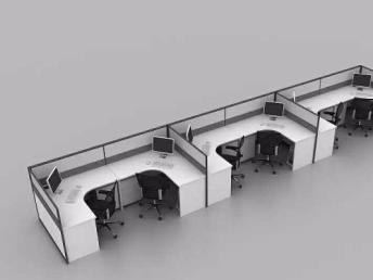 圖 徐州廠家直銷工位桌屏風隔斷桌卡位卡座電腦桌 北京辦公用品